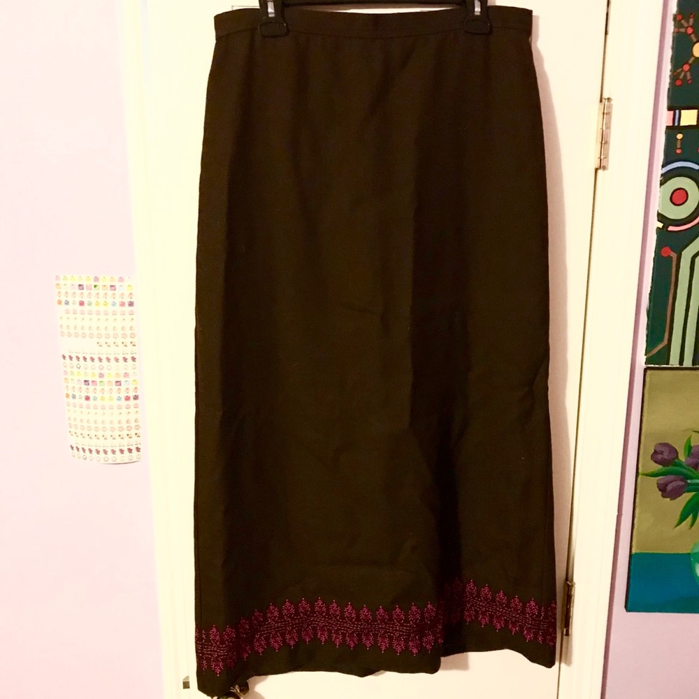 Beautiful chocolate brown skirt